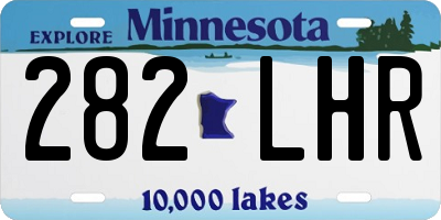 MN license plate 282LHR