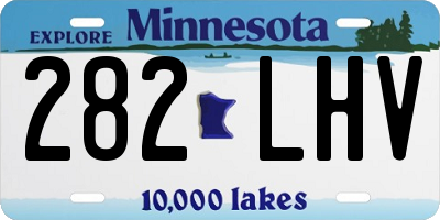 MN license plate 282LHV