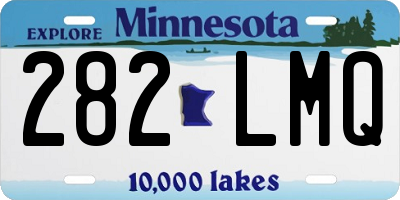 MN license plate 282LMQ