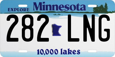 MN license plate 282LNG
