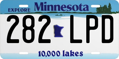 MN license plate 282LPD
