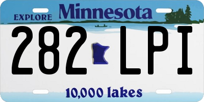 MN license plate 282LPI