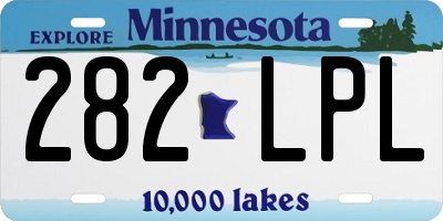 MN license plate 282LPL