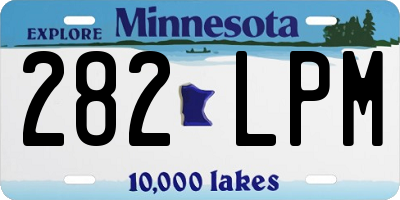 MN license plate 282LPM