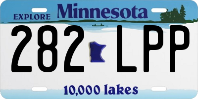 MN license plate 282LPP