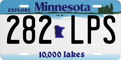 MN license plate 282LPS
