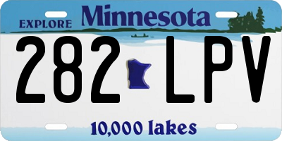 MN license plate 282LPV