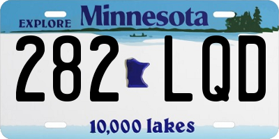 MN license plate 282LQD