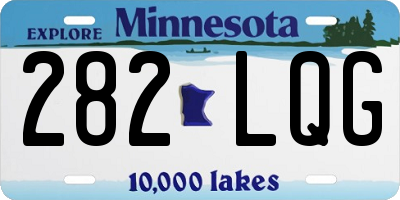 MN license plate 282LQG