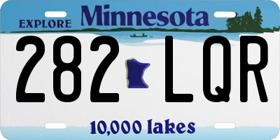 MN license plate 282LQR