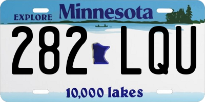 MN license plate 282LQU