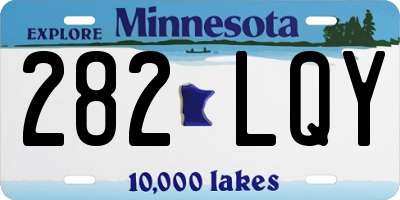 MN license plate 282LQY