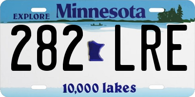 MN license plate 282LRE