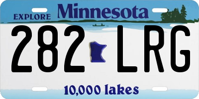 MN license plate 282LRG
