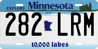 MN license plate 282LRM