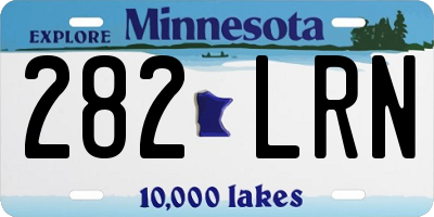 MN license plate 282LRN