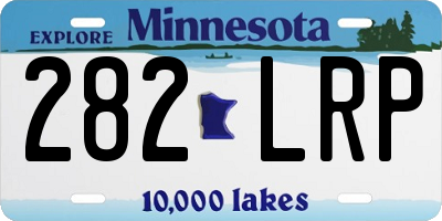 MN license plate 282LRP