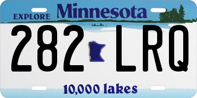 MN license plate 282LRQ
