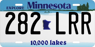 MN license plate 282LRR
