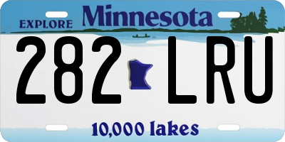 MN license plate 282LRU