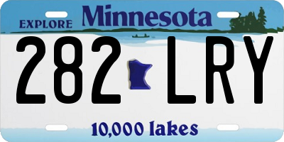 MN license plate 282LRY
