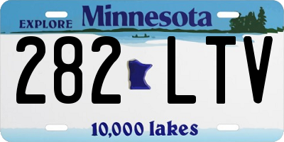 MN license plate 282LTV