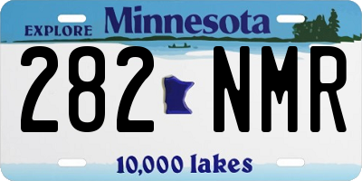 MN license plate 282NMR