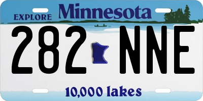MN license plate 282NNE