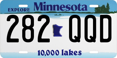 MN license plate 282QQD