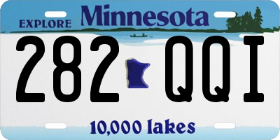 MN license plate 282QQI