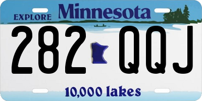 MN license plate 282QQJ