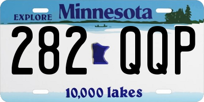 MN license plate 282QQP