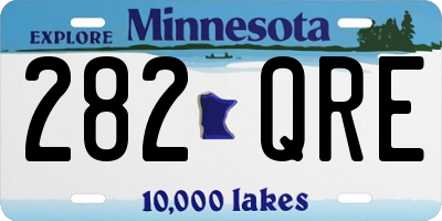 MN license plate 282QRE