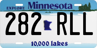 MN license plate 282RLL