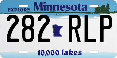 MN license plate 282RLP