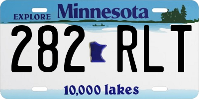MN license plate 282RLT