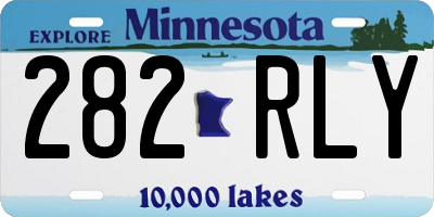 MN license plate 282RLY