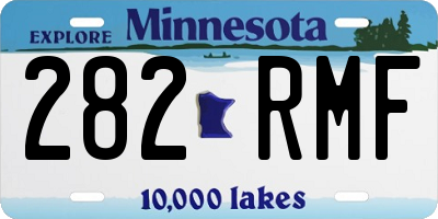 MN license plate 282RMF