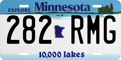 MN license plate 282RMG