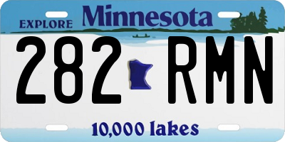 MN license plate 282RMN