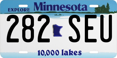 MN license plate 282SEU