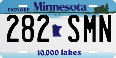 MN license plate 282SMN