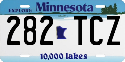MN license plate 282TCZ