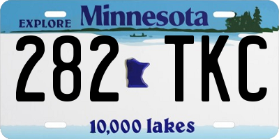 MN license plate 282TKC