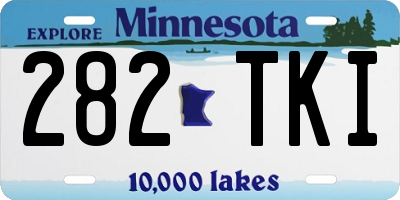 MN license plate 282TKI