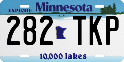 MN license plate 282TKP