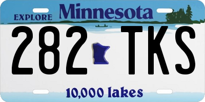 MN license plate 282TKS