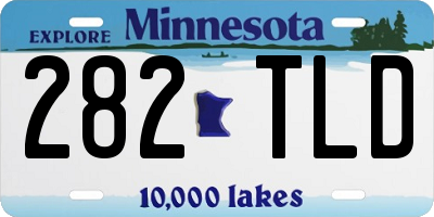 MN license plate 282TLD