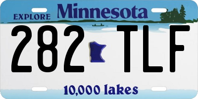 MN license plate 282TLF