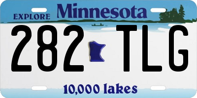 MN license plate 282TLG